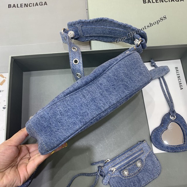 Balenciaga專櫃爆款小號肩背包 巴黎世家Le Cagole半月牙腋下包斜挎包 fyj1799